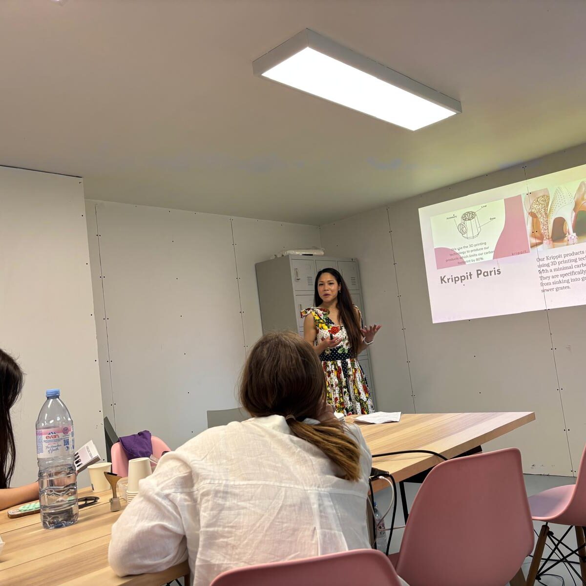 una lezione con presentazione power point